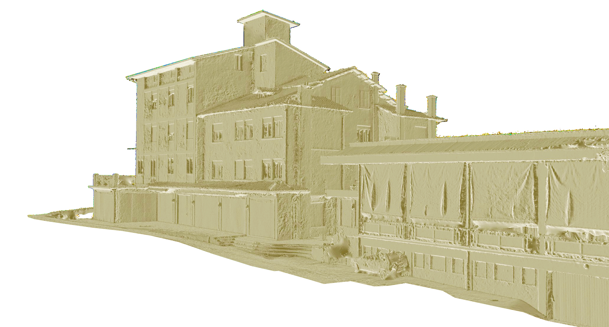 Rilievo fotogrammetrico Recoaro Terme - mesh